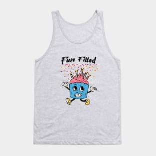 Fun Filled Cupcake Design for Birthday Parties and More Tank Top